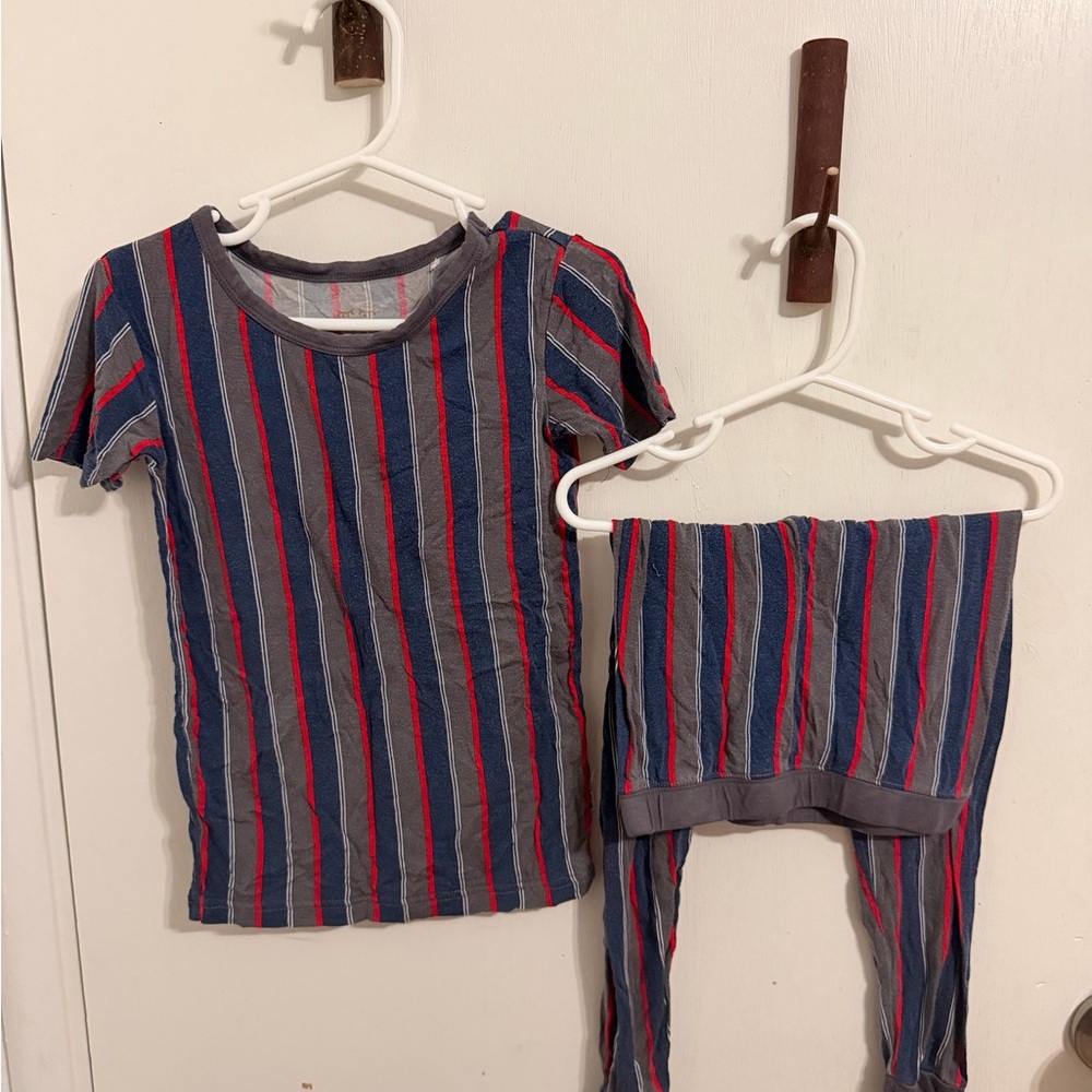 Little Sleepies Suited Stripes two piece pjs for kids 4t